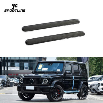 Prepreg Carbon Fiber C-Pillar Window Trims for Mercedes-Benz G-Class W463 (G500, G63, G55 AMG)